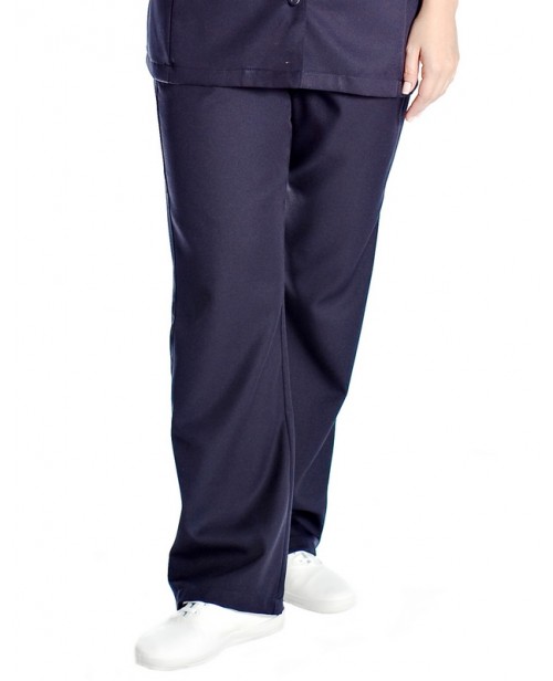 Calça Toda Elástico Feminina Azul Marinho.jpg